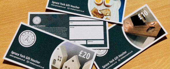 New Spruce York Gift Vouchers now available!