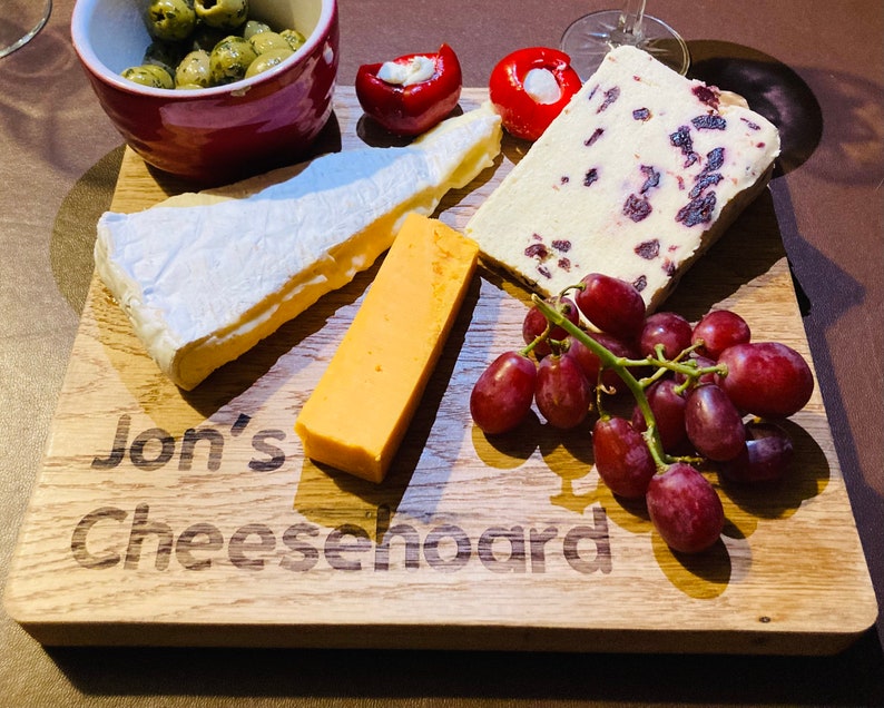 Jon's Cheesehoard personalised cheeseboard