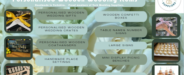 Spruce York launches new personalised wooden wedding range!